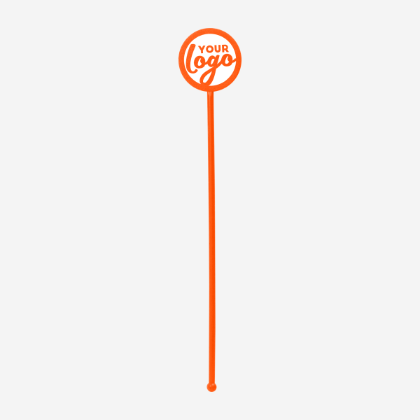 REF 401C STANDARD SWIZZLE STICK ROUND ORANGE