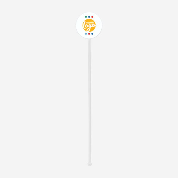 REF 401C STANDARD SWIZZLE STICK ROUND WHITE 1