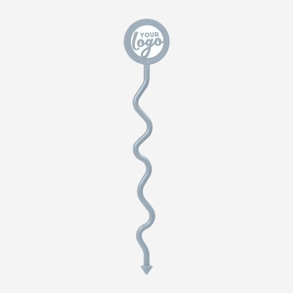 REF 404 STANDARD SWIZZLE STICK FUNKY ROUND HEAD GRAY