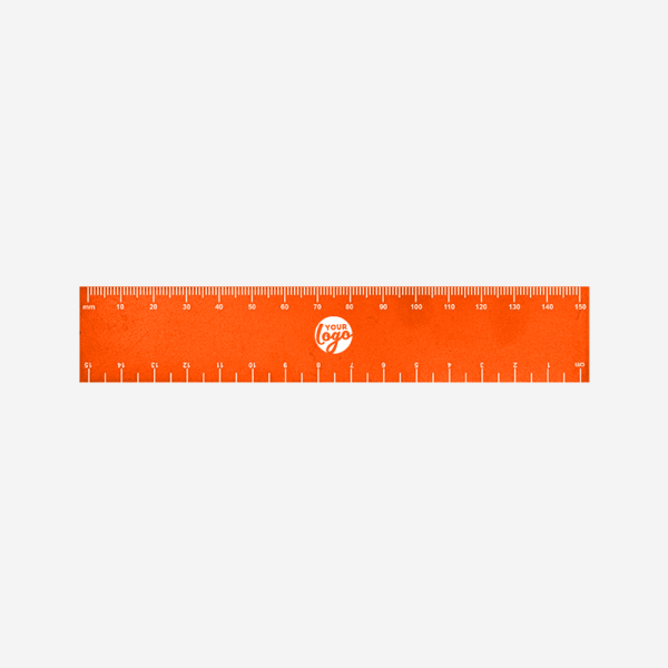 REF 513 RULER 15CM X 25MM ORANGE