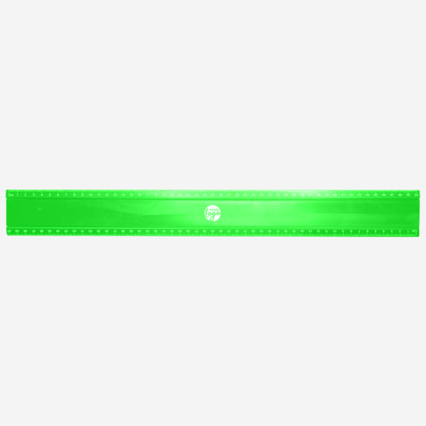 REF 519 JUMBO RULER 50cm LIME NEON GREEN