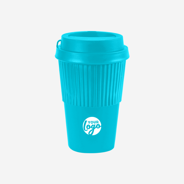 Medium Travel Cup 450ml with Sleeve - Solid 13 Ref 1091PP Sleeve Travel Medium Cup 450ml TQ PAD