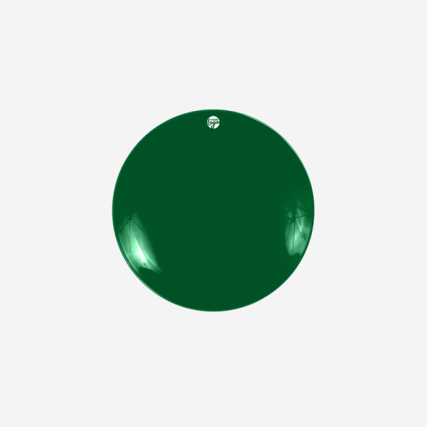 Ref 1234 Lotus Side Plate Emerald Green