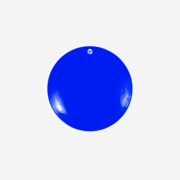 Ref 1234 Lotus Side Plate Royal Blue