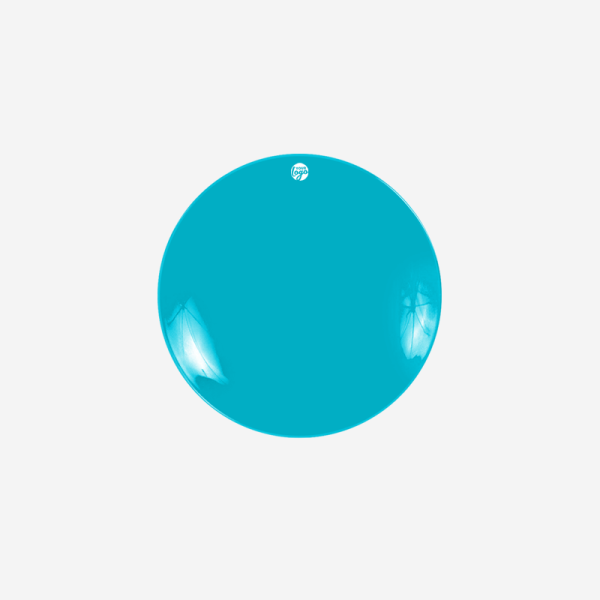 Ref 1234 Lotus Side Plate Turquoise