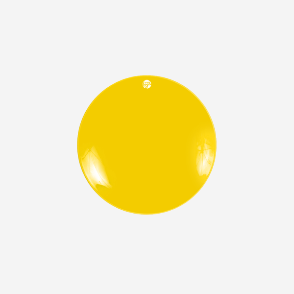 Ref 1234 Lotus Side Plate Yellow