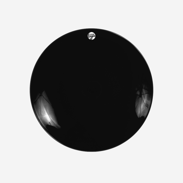 Ref 1235 Lotus Large Dinner Plate Black