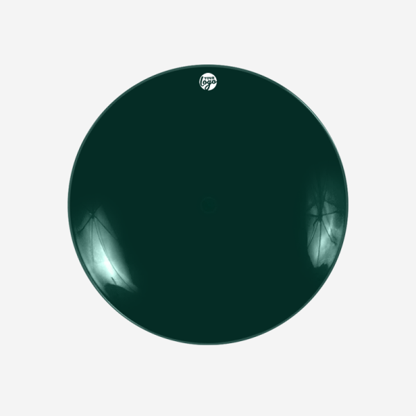 Ref 1235 Lotus Large Dinner Plate Bottle Green