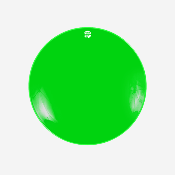 Ref 1235 Lotus Large Dinner Plate Neon Green