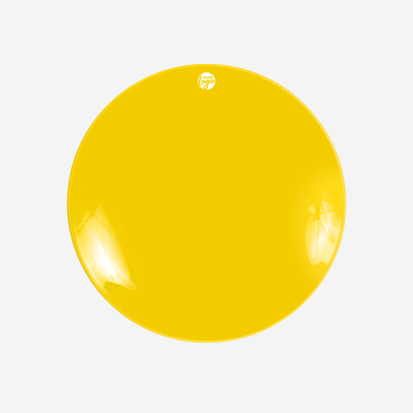 Ref 1235 Lotus Large Dinner Plate Yellow