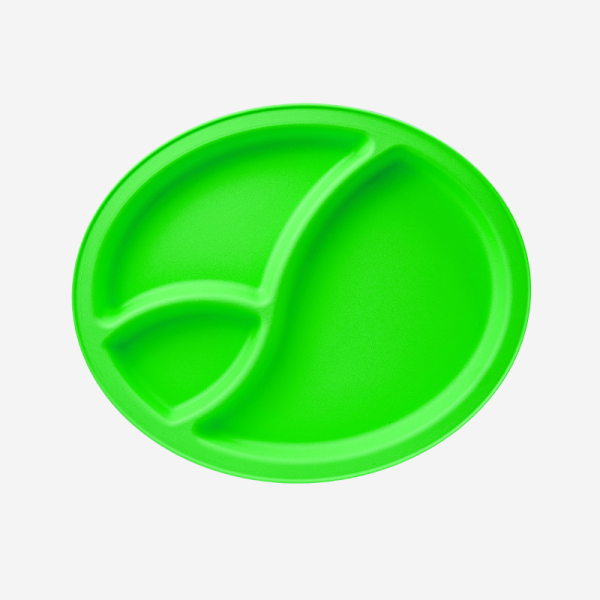 Ref 1470 – Division Picnic Plate Neon Green