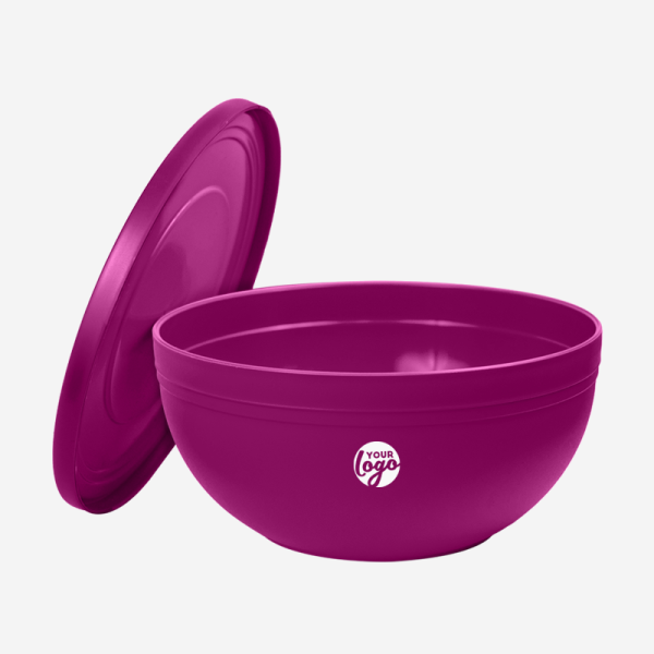 Ref 1656 Lotus Salad Bowl with Lid Grape
