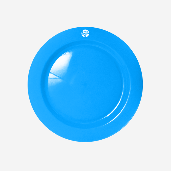De Lux Plastic Plate 7 Ref 714 Deluxe Plate Dinner Plate Cyan