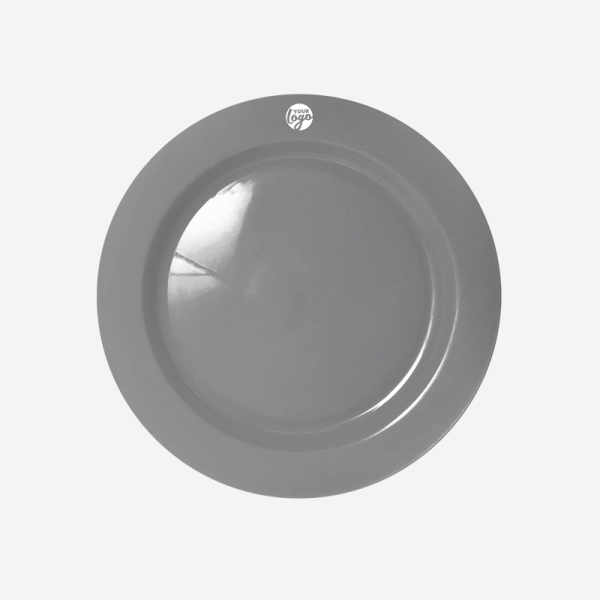 De Lux Plastic Plate 4 Ref 714 Deluxe Plate Dinner Plate Grey