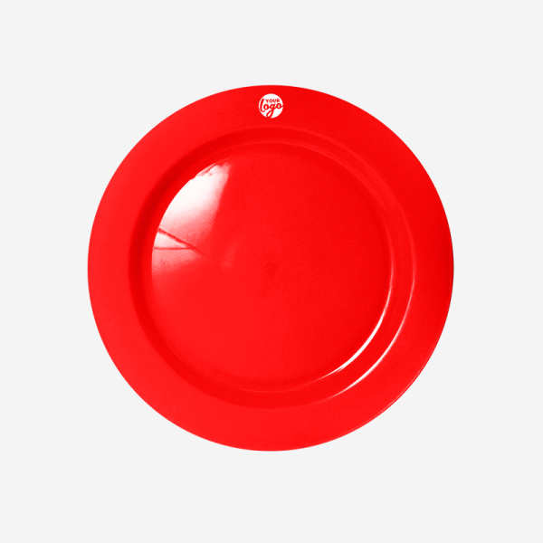 De Lux Plastic Plate 5 Ref 714 Deluxe Plate Dinner Plate Red