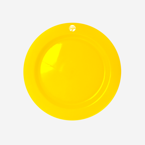De Lux Plastic Plate 1 Ref 714 Deluxe Plate Dinner Plate Yellow