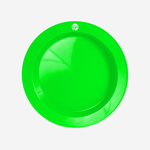 De Lux Deep Dish Plastic Plate 10 Ref 779 Deep Dish Dinner Plate Neon Green