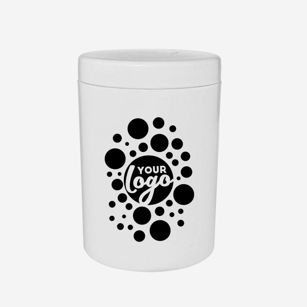 REF 1090 CANISTER 800ML SILKSCREEN WHITE