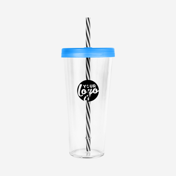 REF 1124PS CANDY TRAVEL CUP TALL 600ML TURQUOISE OPAQUE