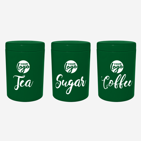 REF 1416 LUMO STORAGE CANISTER TPE SEAL SET OF 3 EMERALD GREEN
