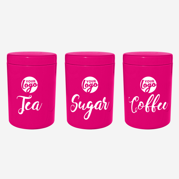 REF 1416 LUMO STORAGE CANISTER TPE SEAL SET OF 3 MAGENTA