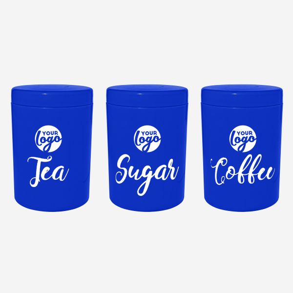 REF 1416 LUMO STORAGE CANISTER TPE SEAL SET OF 3 ROYAL BLUE