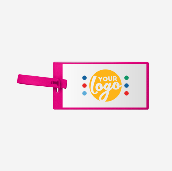 REF 147 FLAT LUGGAGE TAG MAGENTA