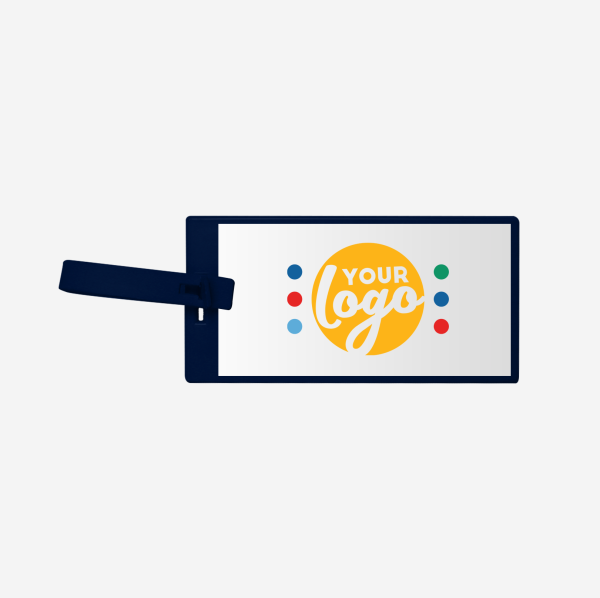 REF 147 FLAT LUGGAGE TAG NAVY BLUE