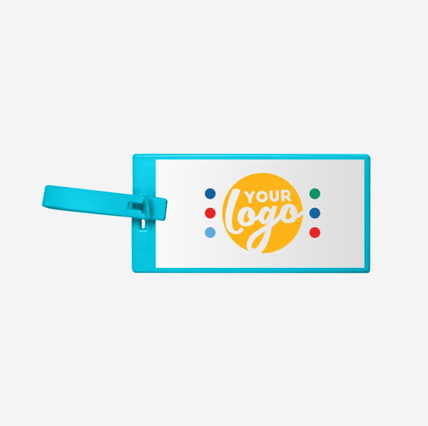 REF 147 FLAT LUGGAGE TAG TURQUOISE