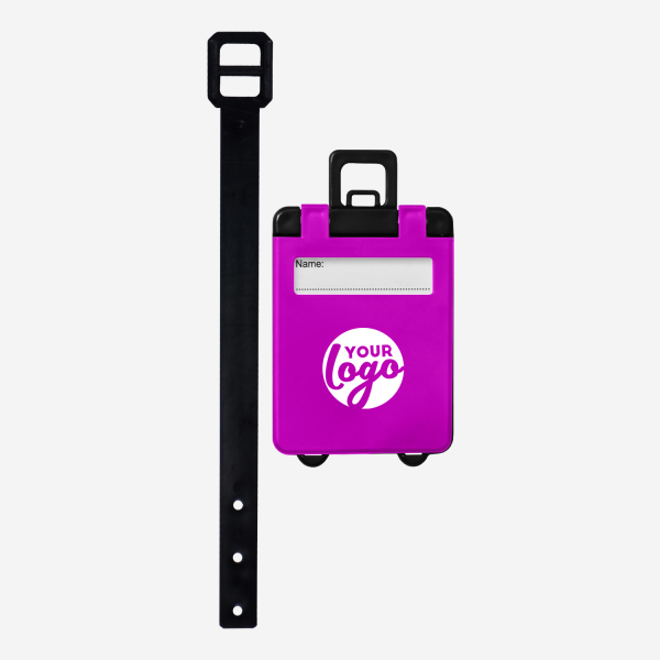 REF 154 LUGGAGE TAG SUITCASE GRAPE