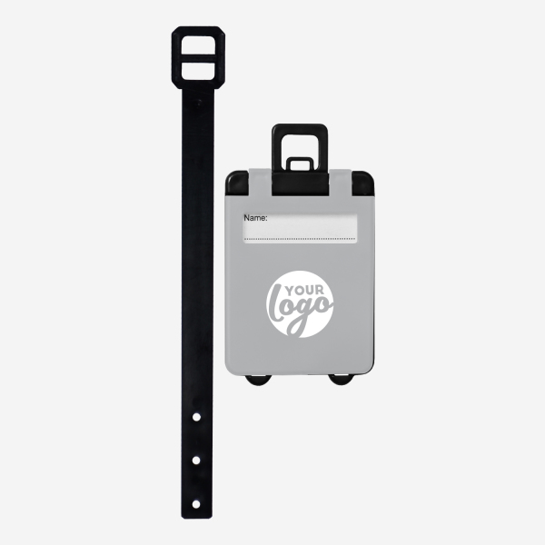 REF 154 LUGGAGE TAG SUITCASE GRAY