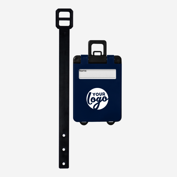 REF 154 LUGGAGE TAG SUITCASE NAVY BLUE