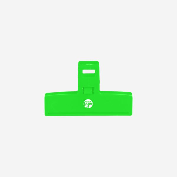 REF 1663 SMALL FOOD BAG CLIP LIME NEON GREEN