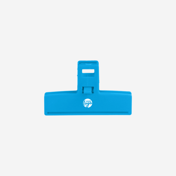 REF 1663 SMALL FOOD BAG CLIP PS 9CM CYAN