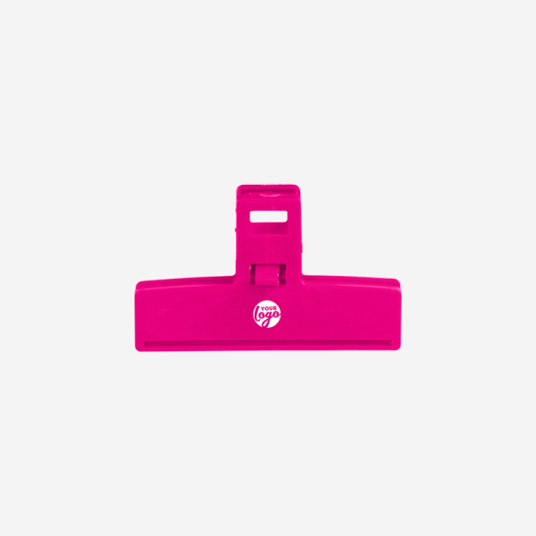 REF 1663 SMALL FOOD BAG CLIP PS 9CM MAGENTA