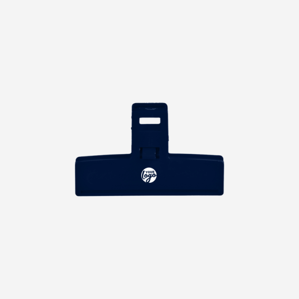 REF 1663 SMALL FOOD BAG CLIP PS 9CM NAVY BLUE