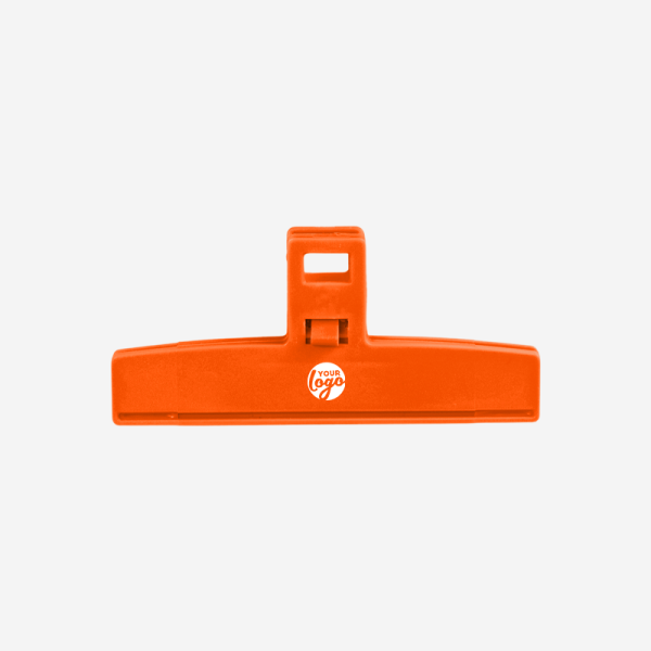 REF 1664 MEDIUM FOOD BAG CLIP PS 12CM ORANGE