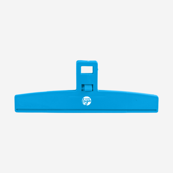REF 1665 LARGE FOOD BAG CLIP PS 15CM CYAN