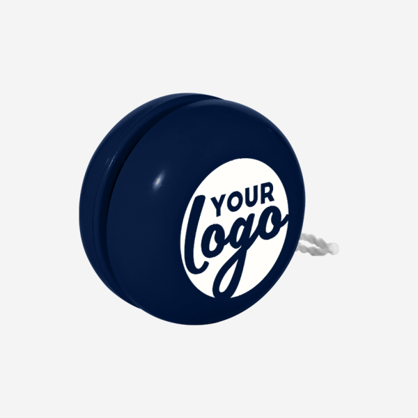 Yoyo - 2 piece with metal shaft 9 REF 1732 YOYO 2 PIECE W METAL SHAFT NAVY BLUE