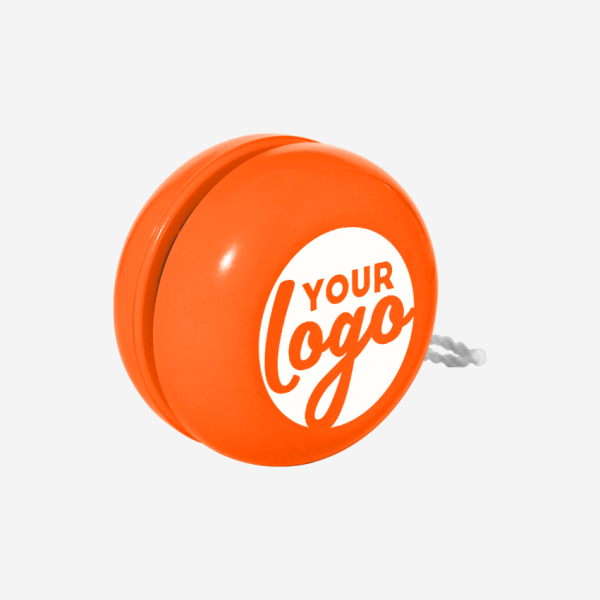 Yoyo - 2 piece with metal shaft 15 REF 1732 YOYO 2 PIECE W METAL SHAFT ORANGE