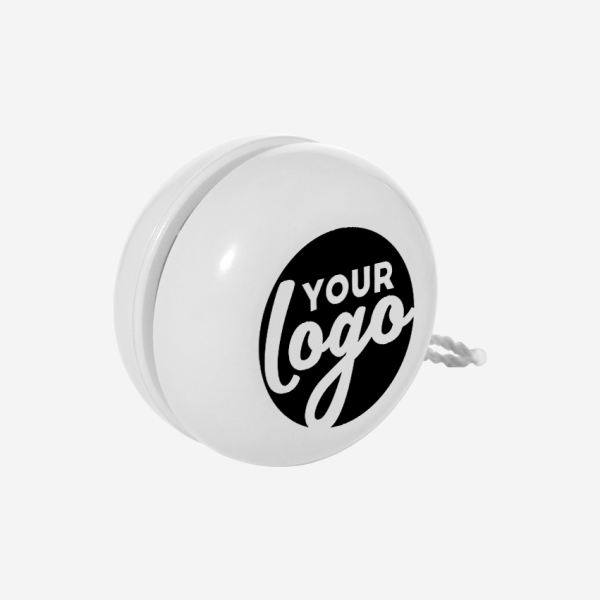 Yoyo - 2 piece with metal shaft 3 REF 1732 YOYO 2 PIECE W METAL SHAFT WHITE