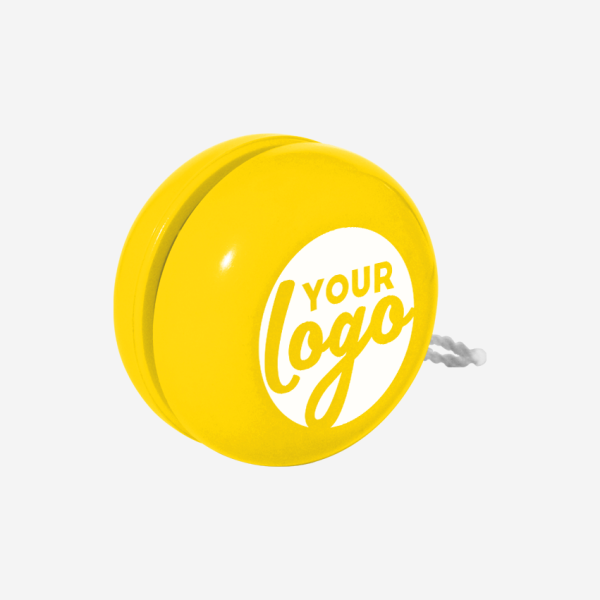 Yoyo - 2 piece with metal shaft 14 REF 1732 YOYO 2 PIECE W METAL SHAFT YELLOW