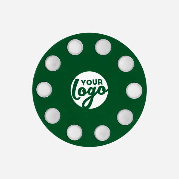 REF 1733 ROUND POPPER EMERALD GREEN
