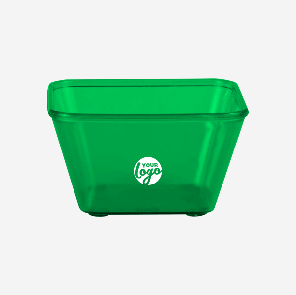 REF 444 MINI SQUARE BOWL EMERALD GREEN 1