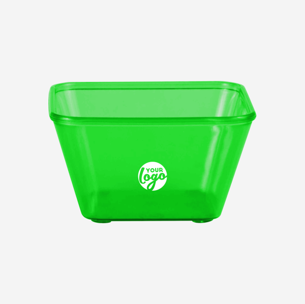 REF 444 MINI SQUARE BOWL LIME NEON GREEN 1