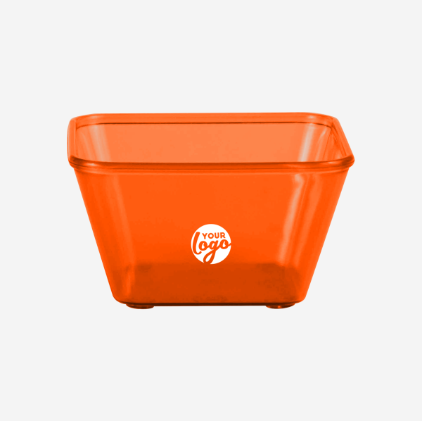 REF 444 MINI SQUARE BOWL ORANGE 1