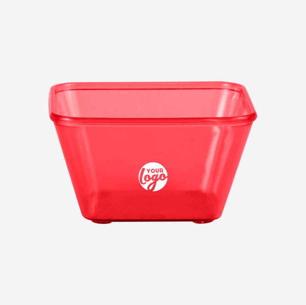 REF 444 MINI SQUARE BOWL RED 1