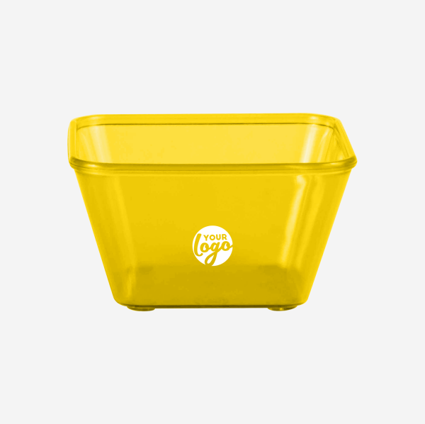 REF 444 MINI SQUARE BOWL YELLOW 1