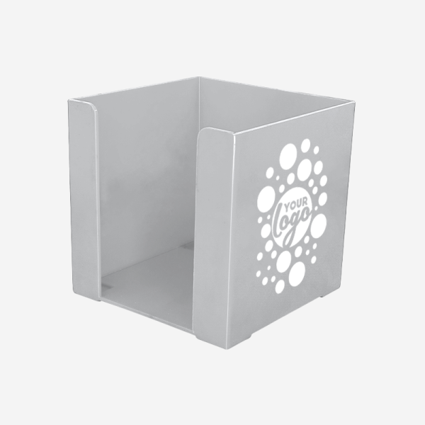 REF 500 PAPER CUBE SOLID SILKSCREEN GRAY