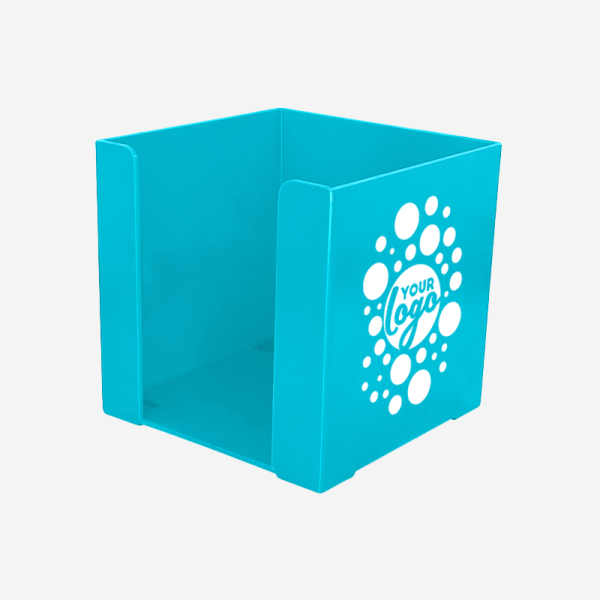 REF 500 PAPER CUBE SOLID SILKSCREEN TURQUOISE